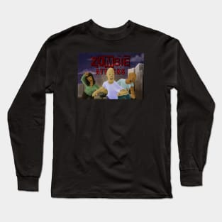 zombie attack Long Sleeve T-Shirt